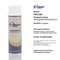 Huile de chaîne à haute température et haute pression, revêtement NSF H1, lubrifiant alimentaire en spray avec PTFE