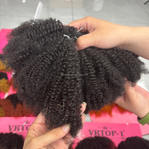 Bestseller P1b-30 #   Set di Extension per Capelli Afro Kinky in Misto Capelli Umani, Pronta Consegna, 10 Colori - Product Image 3