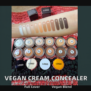 Custom High Quality Full Coverage <b>Concealer</b> Vegan Mineral Makeup in Multi-Colors Private Label Cream <b>Concealer</b> - Product Image 2