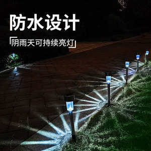 Lámpara Solar para Jardín Hejia, 45x295mm, Acero Inoxidable, Iluminación Exterior para Jardín - Product Image 5