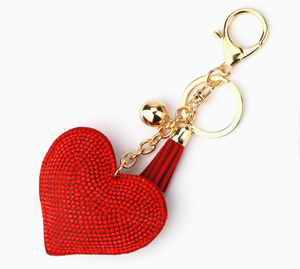 Llavero Promocional de Moda con Colgante de Acero Inoxidable con Forma de Corazón para Bolsos y Coches de Mujer - Product Image 3