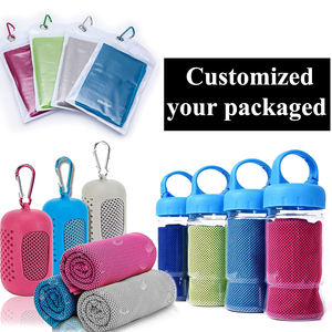 Customized Logo Color Cold <b>Towel</b> Magic Ice Sports Travel Outdoor Portable Woven <b>Quick</b>-<b>Dry</b> Cooling Microfiber <b>Towel</b> - Product Image 5