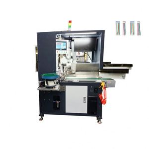 เครื่องตัดสายเคเบิลอัตโนมัติแบบเต็มรูปแบบอุปกรณ์จีบต่อสายเครื่องสอดตัวในบ้าน - Product Image 3