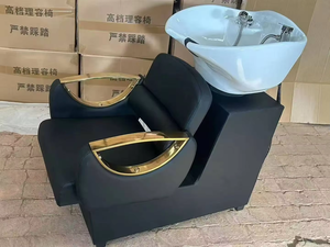 Sillón de Lavacabezas de Diseño Moderno con Tazón Negro, Precios al por Mayor para Centros de Belleza y Barberías - Product Image 5