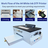 Imprimante DTF A4 à faible coût InkTime, machine d'impression, traceur de t-shirts, film PET, transfert d'encre à jet d'encre, imprimante avec machine de fixation des couleurs