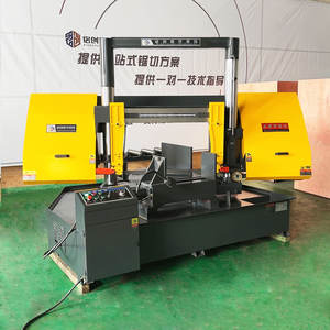 Горизонтальная металлическая ленточная пила с ЧПУ угловой резки емкостью 400 мм - Product Image 3