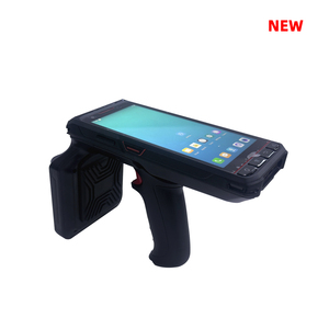 RFID de 0 a 20 metros alimentado por batería almacén <span class=keywords><strong>PDA</strong></span> inalámbrico móvil y UHF RFID lector de mano con sistema Android - Product Image 1