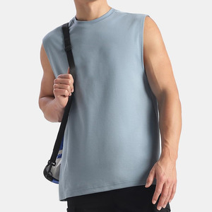 OEM Hot Sale Men's Gym <b>Tank</b> <b>Top</b> Soft Stretchable Fabric Sleeveless Shirt for Fitness Training Running Wear <b>Tank</b> <b>Top</b> For Men - Product Image 2