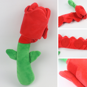 Giocattolo friendly striaky Crinkle Snuffle giocattolo di san valentino rosa di san valentino simpatico stile di peluche - Product Image 5