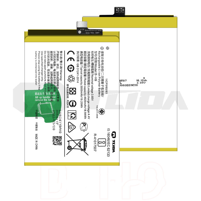 2024 TLIDA Factory Wholesale Vivo B-G7 B-O5 B-S7 B-S2 B-S1 B-G5 B-B7 B-H9 Mobile Batteries Lithium 3A Quality New Condition