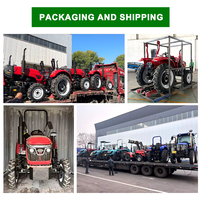 Tractor Agrícola Superpotente de 80HP 4WD con Cabina con Aire Acondicionado, Sistema Hidráulico Robusto, Alta Capacidad de Elevación y Sistema de Potencia Diésel Moderno