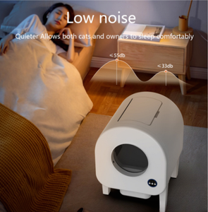 Litière Intelligente Grande et Fermée pour Chats, Contrôlée par Application, <span class=keywords><strong>Auto</strong></span>-Nettoyante et <span class=keywords><strong>Auto</strong></span>-<span class=keywords><strong>Lavante</strong></span>, Idéale pour Maisons Multi-Chats – Produit de Nettoyage et Toilettage pour Animaux de Compagnie - Product Image 6
