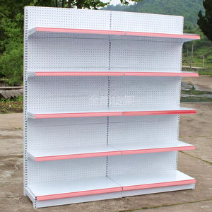 Estante de Exhibición Plano Blanco para Supermercado, Estante para Tienda Minorista, Estante Resistente para Supermercado, Venta al Por Mayor - Product Image 2