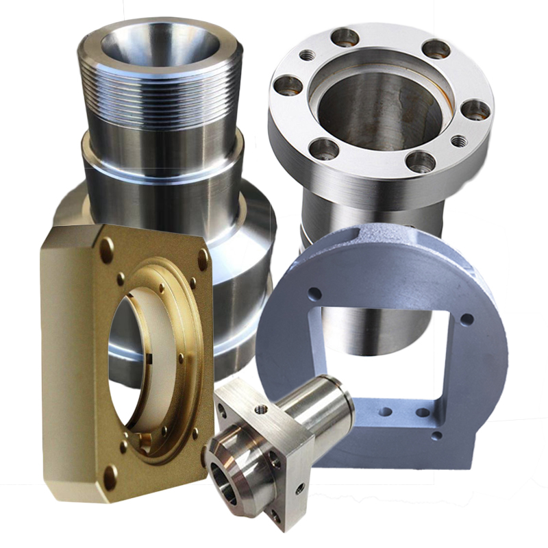 En Laiton CNC Pièces Usinées En Aluminium