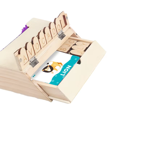 XINMIAO Set di Scatole per Abbinamento di Parole, 6 Metodi di Apprendimento Efficienti, Giocattoli in Legno di Difficoltà Avanzata per Età 2-<span class=keywords><strong>7</strong></span>, Sviluppo dell'Intelligenza - Product Image 2