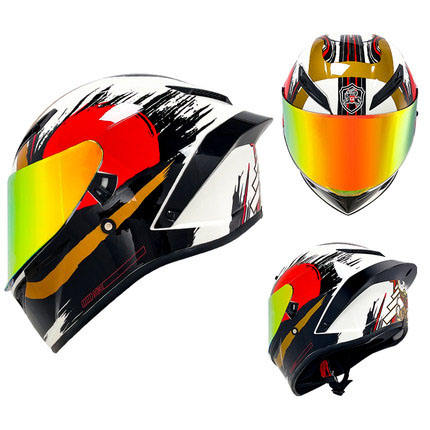 High Quality Motorcycle Helmet Men Women Full Motor Helmets With Double  Visor