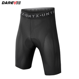Darevie Black Custom Made Breathability Mtb Bike Under Shorts Mountain Bike Shorts Summer Cycling Shorts Underpants for Racing - Product Image 3