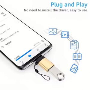 Aluminium Alloy Type C Male to Usb 3.0 Otg <b>Cable</b> Usb Type C Converter Adapter - Product Image 4