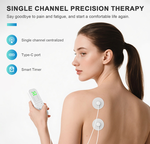 <span class=keywords><strong>Mini</strong></span> masajeador de piernas de terapia de frecuencia Tens portátil de un solo canal, relajación corporal OEM - Product Image 3