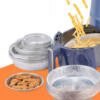 Bandeja Redonda Desechable de Aluminio para Pizza, para Horno, para Pizzerías Profesionales, para Llevar y para Asar la Base Crujiente