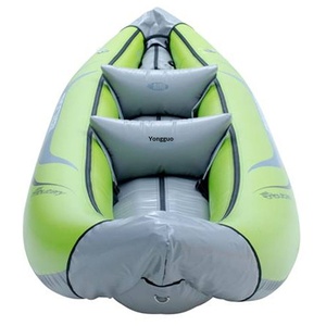 Kayak de pêche <span class=keywords><strong>gonflable</strong></span> <span class=keywords><strong>2</strong></span> places 390x117cm, grand <span class=keywords><strong>canoë</strong></span> pliable en PVC, 125kg, bateau de pêche pour <span class=keywords><strong>2</strong></span> <span class=keywords><strong>personnes</strong></span> - Product Image 2