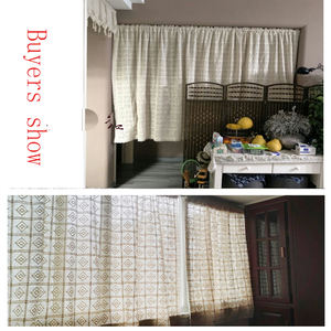 Tende macramè all'uncinetto fatte a mano bianche vintage all'uncinetto - Product Image 4