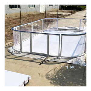 Açık ve kapalı için mobil beyaz plastik buz hokeyi Dasher panoları - Product Image 6