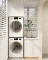 Aparador Blanco con Puerta y Estantes Abiertos - Fabricación Personalizada OEM Directo de Fábrica