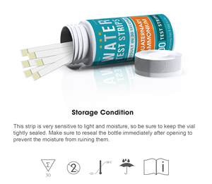 100 Telt Quaternaire Handmatige Plastic Teststrips Voor Ammoniumonderzoek Voor Gezichtsscherpte - Product Image 5