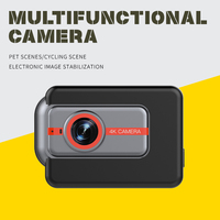 Caméra d'action sportive professionnelle 4K étanche avec WiFi et fixation magnétique pour casque de vélo et de ski, mini DV