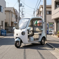 Tricycle électrique à basse vitesse 60V, best-seller au Japon, pour trajets familiaux, ramassage d'enfants et déplacements domestiques, fabriqué en Chine