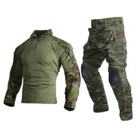 Emersongear Vente en gros Uniformes de combat G3 Chemises et pantalons avec genouillères Vêtements de chasse tactiques multi-camo