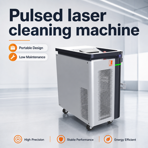 Nettoyeur laser intelligent refroidi par air 300W, machine de nettoyage par impulsions pour l'élimination de l'huile, de la rouille, de la peinture et des couches d'oxyde - Product Image 2