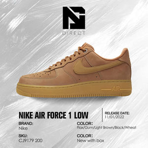 Air Force 1 Low 'flax' 2019 Zapatos informales ligeros para hombre Zapatillas deportivas transpirables Air Force - Product Image 6