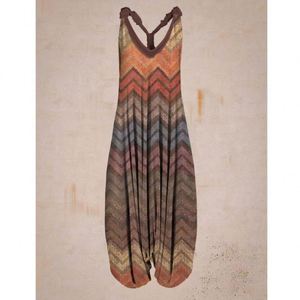 Summer Sexy Sling Wide Leg <strong>Jumpsuits</strong> Women Sleeveless Long <strong>Harem</strong> <strong>Jumpsuit</strong> Ethnic Style <strong>Jumpsuit</strong> - Product Image 5