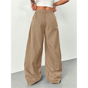 Pantalon plissé ample à taille haute pour femme FOXA, anti-plis, décontracté et professionnel, détection par aiguille - Product Image 2