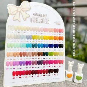 Sansu 58 couleurs 3.0 coréen vernis à ongles populaire Sweetheart Glue <span class=keywords><strong>Nail</strong></span> Shop dédié une bouteille une couleur colle à ongles - Product Image 6