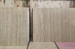 Panneau de pierre composite en <span class=keywords><strong>travertin</strong></span> italien original Roma Travertine, panneau de pierre design pour la décoration murale. - Product Image 3