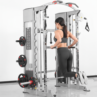 Machine Smith multifonctionnelle en acier inoxydable pour la musculation à domicile, entraînement complet du corps, musculation, équipement d'exercice