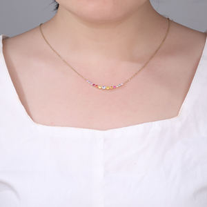 Vente chaude fait à la main de luxe de haute qualité 18K jaune or saphir collier GIA certifié cadeau exquis pour petite amie mariage - Product Image 2