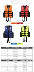 Swimming Wholesale Sea Safe Life Jacket Floating Buoyancy Jacket Oxford Cloth Swimming Life Jacket