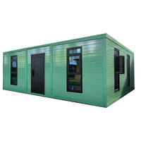 Maison conteneur préfabriquée extensible à bas prix de 40 pieds/20 pieds, en kit, avec 2 à 5 chambres, design moderne pour usage extérieur