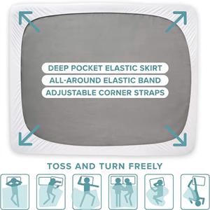 Protector <span class=keywords><strong>de</strong></span> Colchón Acolchado Impermeable y Silencioso, Cubre Colchón Transpirable, Fabricante OEM, MOQ Bajo, Venta al Por Mayor - Product Image 5