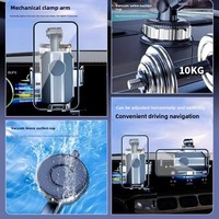 Support universel pour téléphone portable à ventouse pour voiture, rotation à 360 degrés, nouveau modèle 2026 pour fixation sur tableau de bord de voiture et navigation