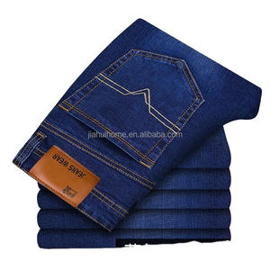 <span class=keywords><strong>Jeans</strong></span> da <span class=keywords><strong>Uomo</strong></span> Business Casual Blu Scuro Elasticizzati a Gamba Dritta Moda ad Asciugatura Rapida Alta Qualità Vendita all'Ingrosso - Product Image 3