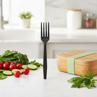 Ensemble de couverts jetables compostables CPLA (fourchette, couteau, cuillère) pour restaurant, modèle 2026, adapté aux usines