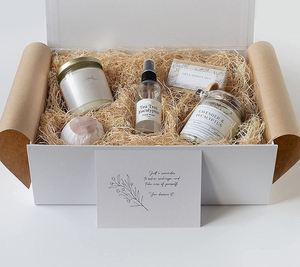 Caja de Regalo para Spa, Paquete para Amiga Enferma, Sets de Regalo para Mujeres, Productos de Baño Relajantes Hechos a Mano, Cajas de Regalo - Product Image 2