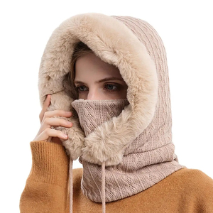 Bonnet polaire chaud d'hiver en gros, coupe-vent, respirant, avec cache-cou thermique pour le cyclisme, la randonnée et la moto en extérieur - Product Image 2