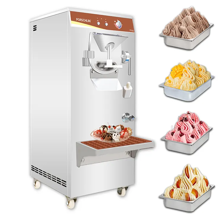 Porschlin Italiaanse Roestvrijstalen Batch Vriezer Beste Italiaanse Machines Continue Karnen Machine Gelato