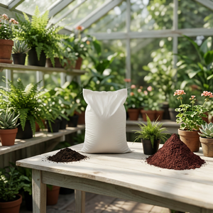 Cocopeat ที่ถูกบรรจุในถุงต่ำเป็นมิตรกับสิ่งแวดล้อมธรรมชาติพร้อมใช้ปลูกขนาดกลางเพื่อการเกษตรและไฮโดรโปนิกส์ - Product Image 2